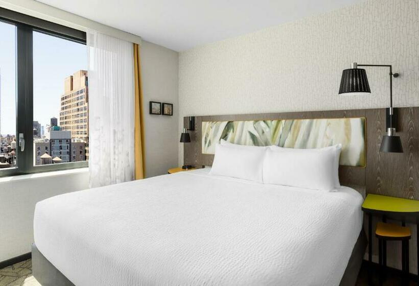 带城市景观的标准工作室, Towneplace Suites By Marriott New York Manhattan/chelsea