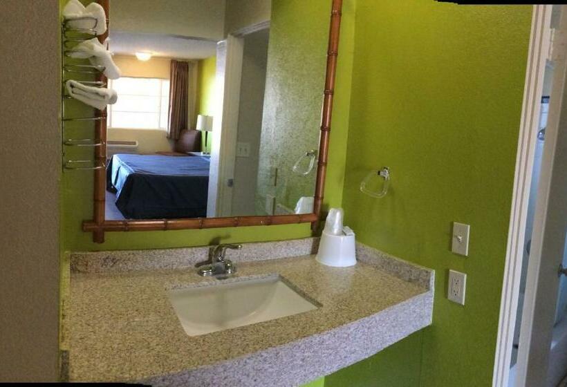 带2个双人床的标准工作室, Discovery Inn