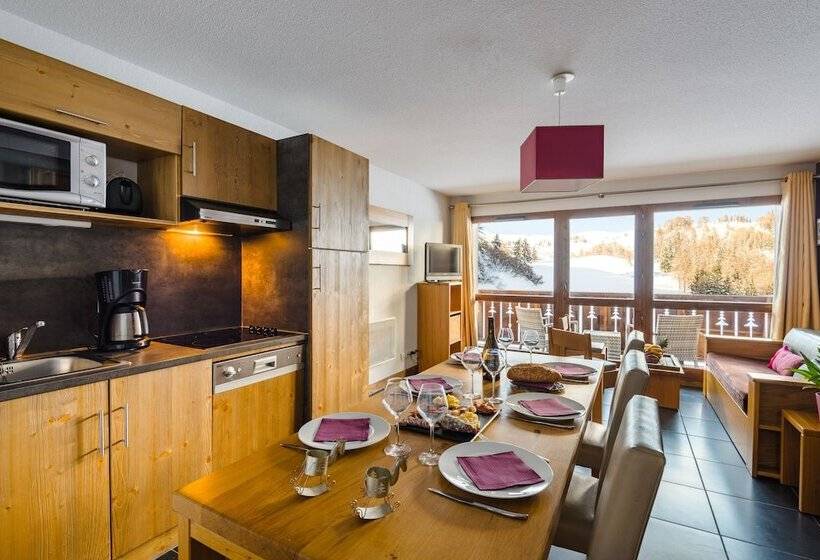 Апартаменты 2 Спальни, Lagrange Vacances Les Chalets Edelweiss