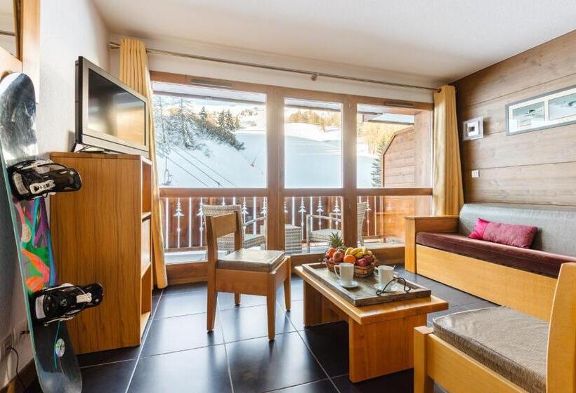 דירת שני חדרים, Lagrange Vacances Les Chalets Edelweiss