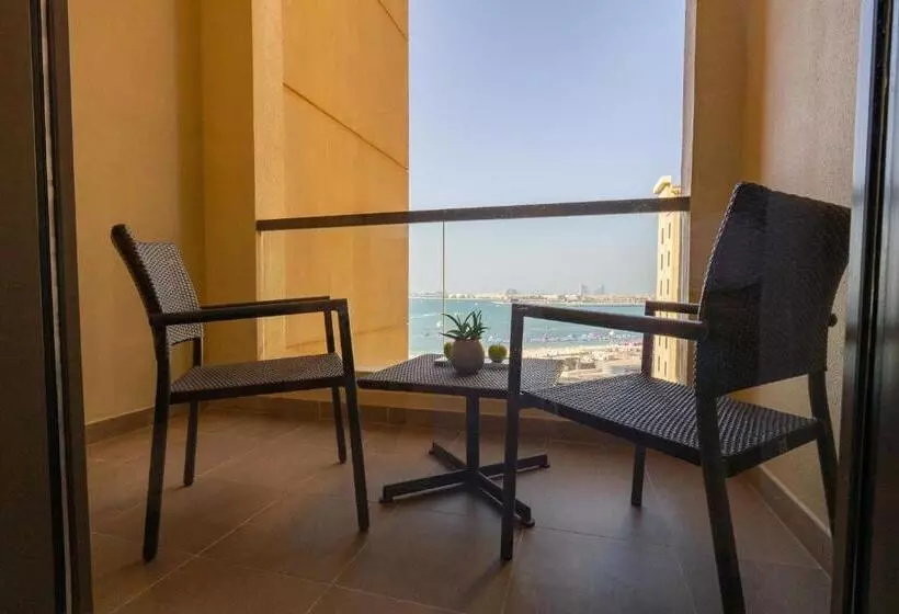 اتاق استاندارد با تخت بزرگ, Amwaj Rotana, Jumeirah Beach   Dubai
