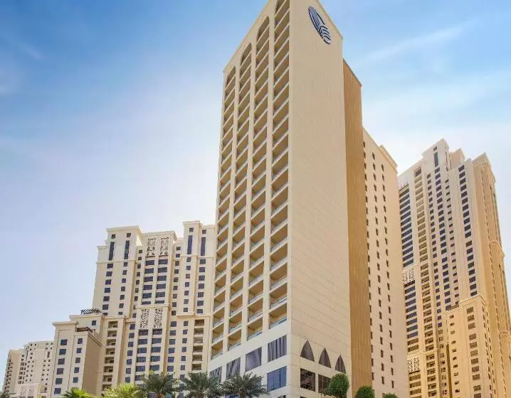اتاق استاندارد با تخت بزرگ, Amwaj Rotana, Jumeirah Beach   Dubai
