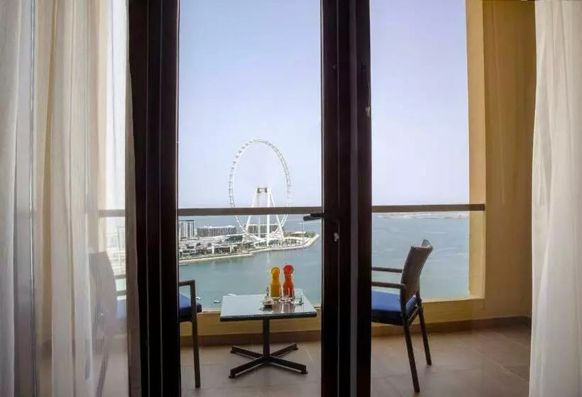 اتاق استاندارد با تخت بزرگ, Amwaj Rotana, Jumeirah Beach   Dubai