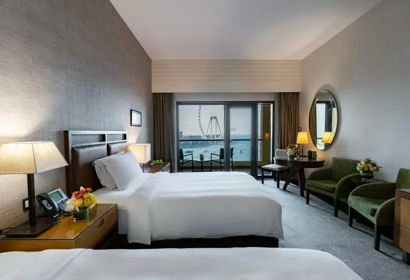اتاق استاندارد با بالکن و چشم‌انداز دریا, Amwaj Rotana, Jumeirah Beach   Dubai