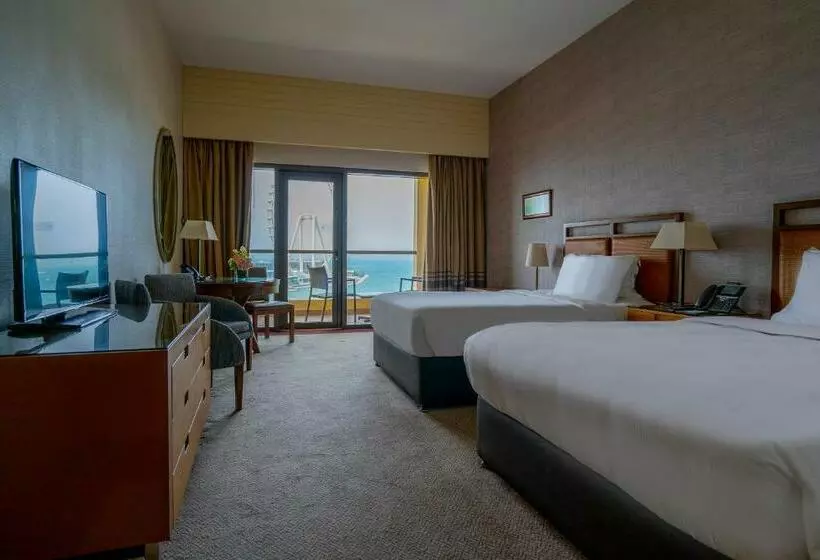 اتاق استاندارد با بالکن و چشم‌انداز دریا, Amwaj Rotana, Jumeirah Beach   Dubai