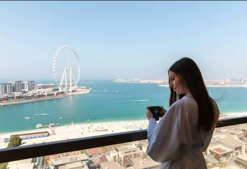 اتاق استاندارد با بالکن و چشم‌انداز دریا, Amwaj Rotana, Jumeirah Beach   Dubai