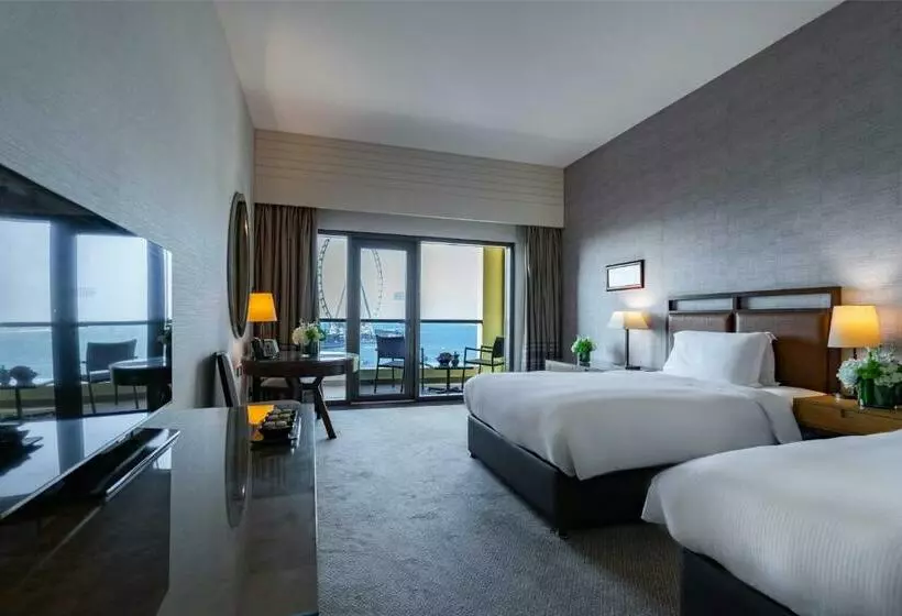اتاق استاندارد با بالکن و چشم‌انداز دریا, Amwaj Rotana, Jumeirah Beach   Dubai