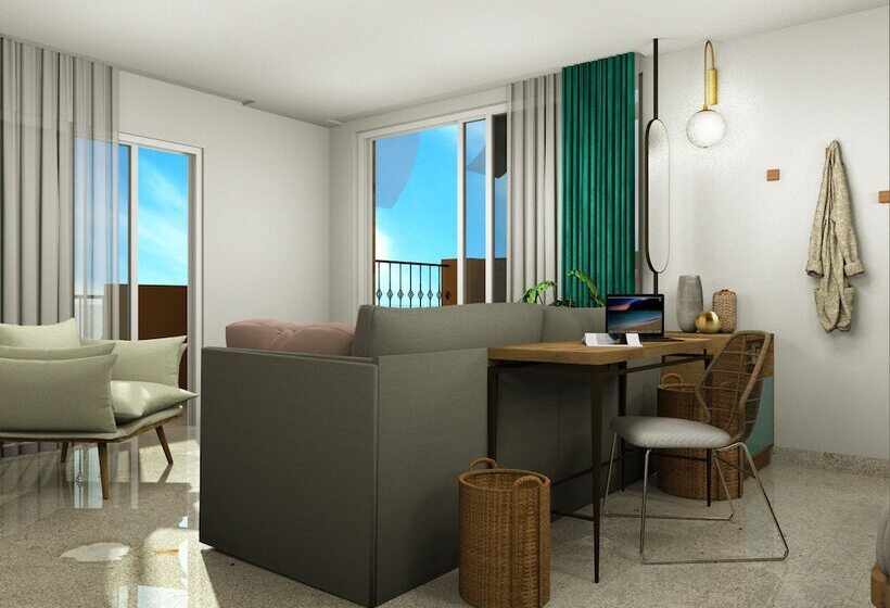 سوییت جونیور با چشم‌انداز دریا, Rainbow Apartments