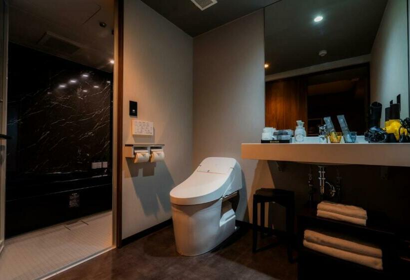 带按摩浴盆的套房, Randor Hotel Namba Osaka Suites