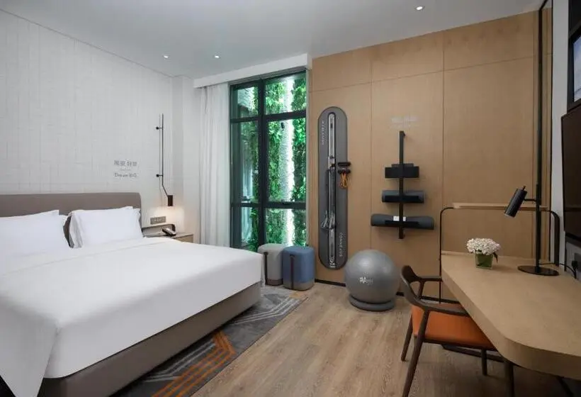 キングサイズベッドのスタンダードルーム, Even Hotel Shenzhen Nanshan By Ihg