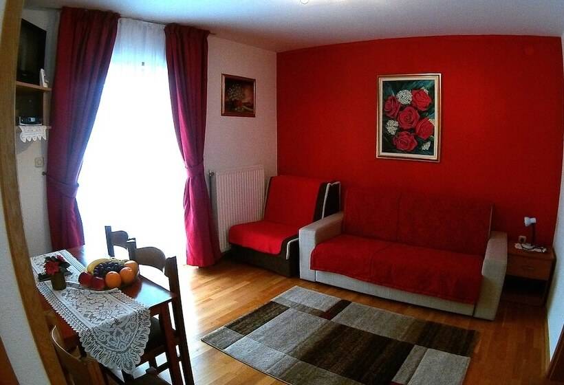 דירה בת חדר שינה 1 עם מרפסת, Plitvice Pension Perisic