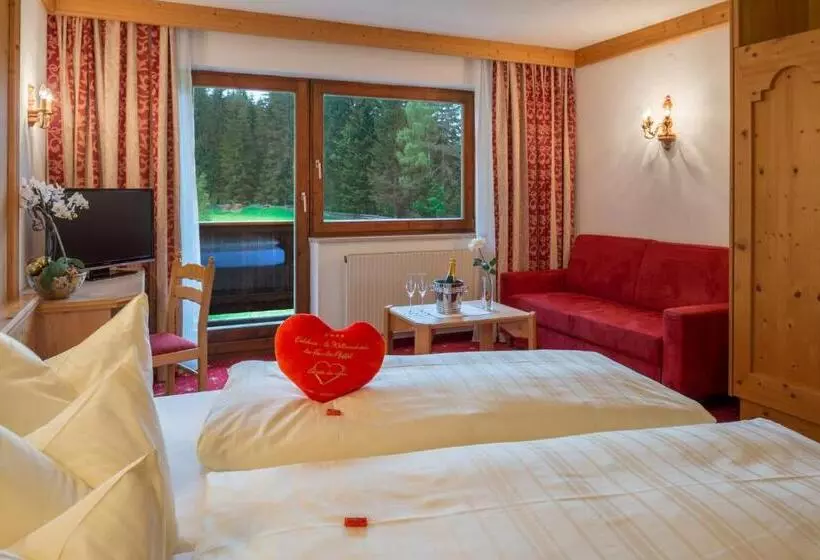 اتاق استاندارد با چشم‌انداز کوهستان, Hubertushof   Ihr Hotel Mit Herz