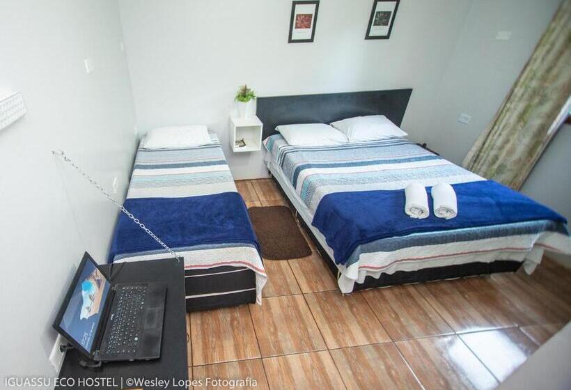 基本三人间, Iguassu Eco Hostel   Iguassuecohostel   Eco Suítes