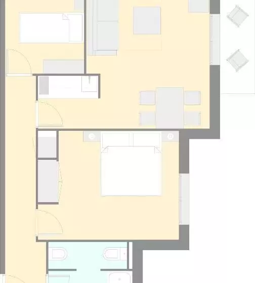 2 Bedrooms Apartment Mountain View, Aparthotel Sant Andreu