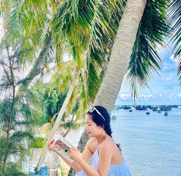 חדר דלוקס עם מרפסת נוף לים, Chill House By The Beach