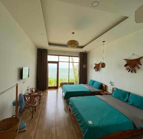 חדר סטנדרט לארבעה נוף לים, Chill House By The Beach