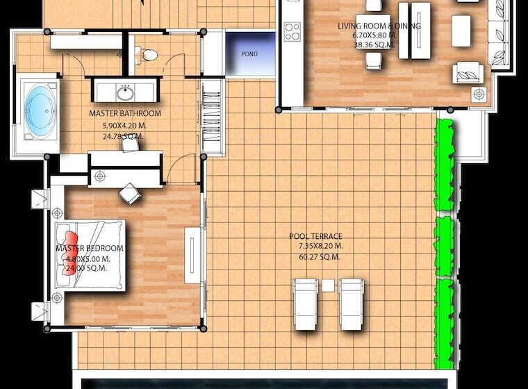 Вилла 1 Спальня Вид на Море, Ayara Kamala Resort & Spa   Sha Extra Plus