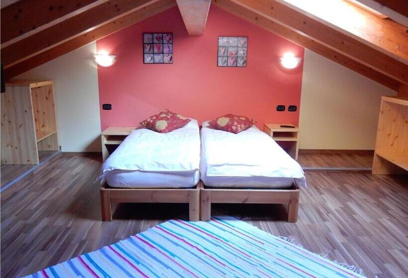 غرفة قياسية رباعية مزودة بشُرفة, Primula