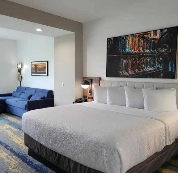 身障者適用キングサイズベッドルーム, La Quinta Inn & Suites By Wyndham Terrell