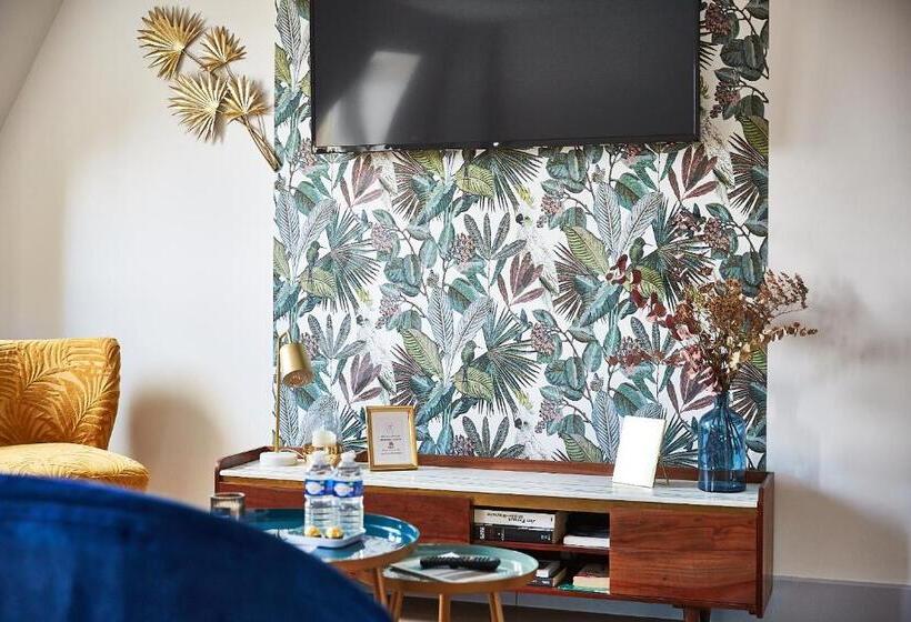 デラックスルーム, Demeure De Manneville   Spa   1km Des Plages De Cabourg