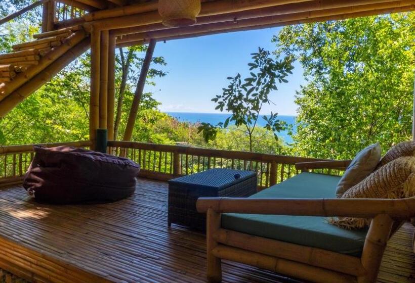 Вилла Deluxe 1 Спальня, Elang Hillside Bamboo Villas