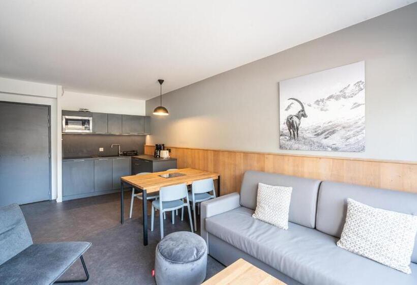 1 Bedroom Apartment Mountain View, Vacancéole Les Ecrins D Auris