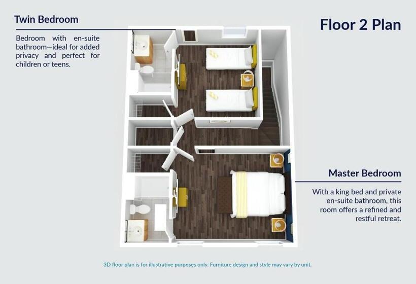 منزل غرفتين نوم, Encantada Resort Vacation Townhomes By Idiliq