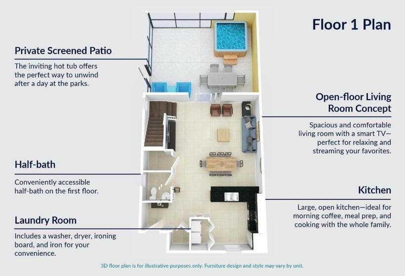 فيلا 3 غرف نوم, Encantada Resort Vacation Townhomes By Idiliq