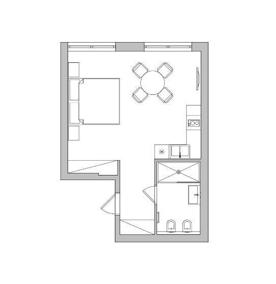 Студия Стандарт, Orion Apartments