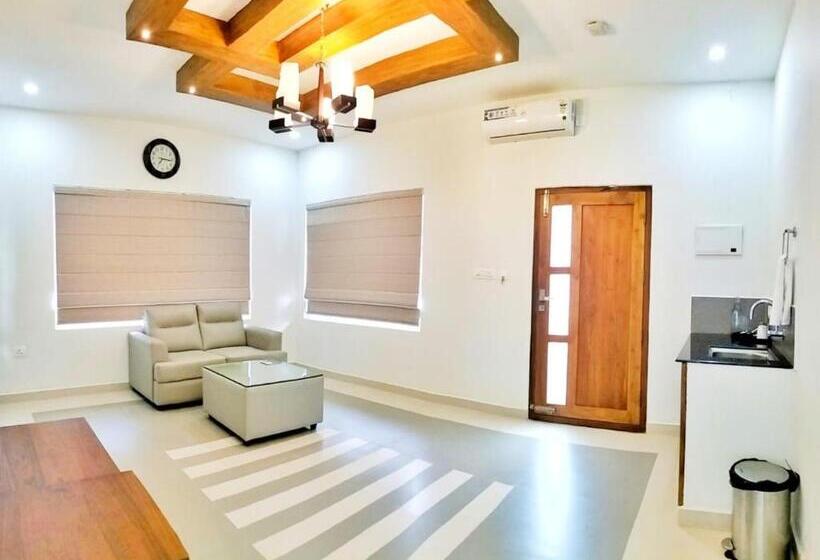 וילה עם חדר שינה אחד ובריכת שחיה, Aveda Munnar Mountains And Mist