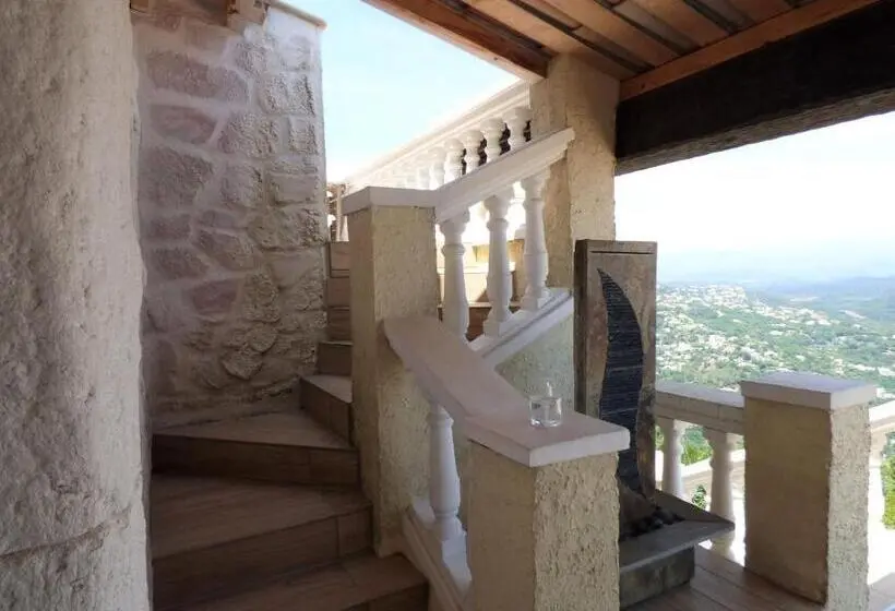 オーシャンビュースタンダードルームバルコニー付き, Chambres D Hôtes Vue Mer L Estérel Panoramique