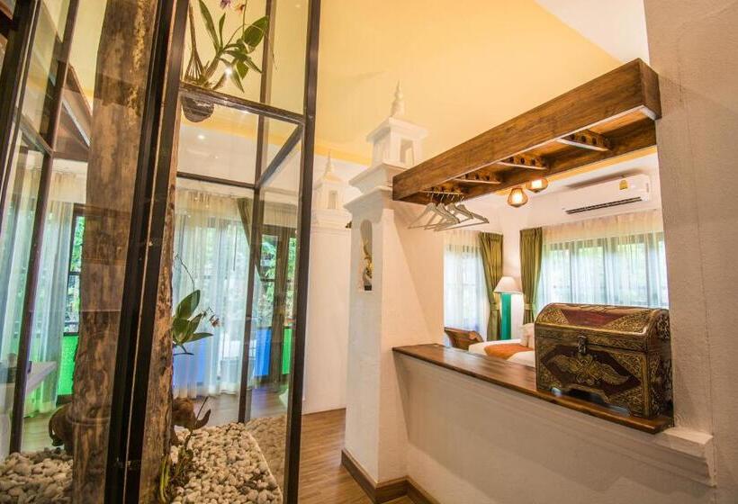 带大床的豪华间, Eoutfitting Doikham Resort