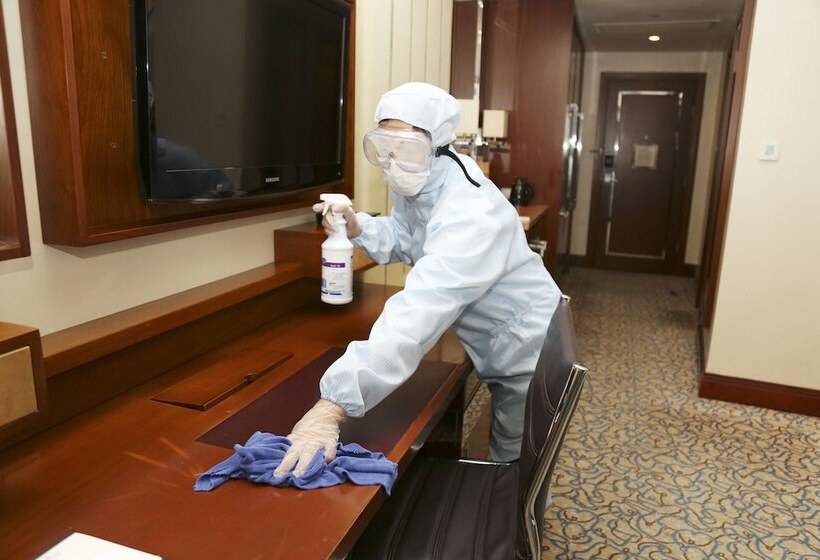 غرفة ديلوكس, Shangri La Ningbo The Three Rivers Intersection