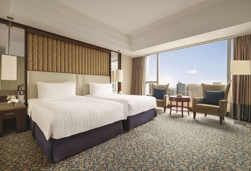 غرفة ديلوكس, Shangri La Ningbo The Three Rivers Intersection