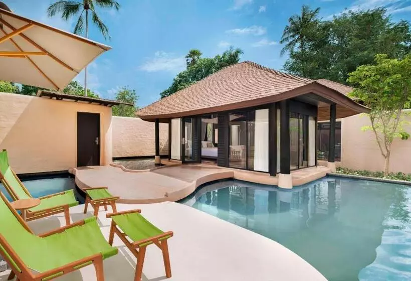 キングサイズベッドのスタンダードルーム, The Naka Island, A Luxury Collection Resort & Spa, Phuket
