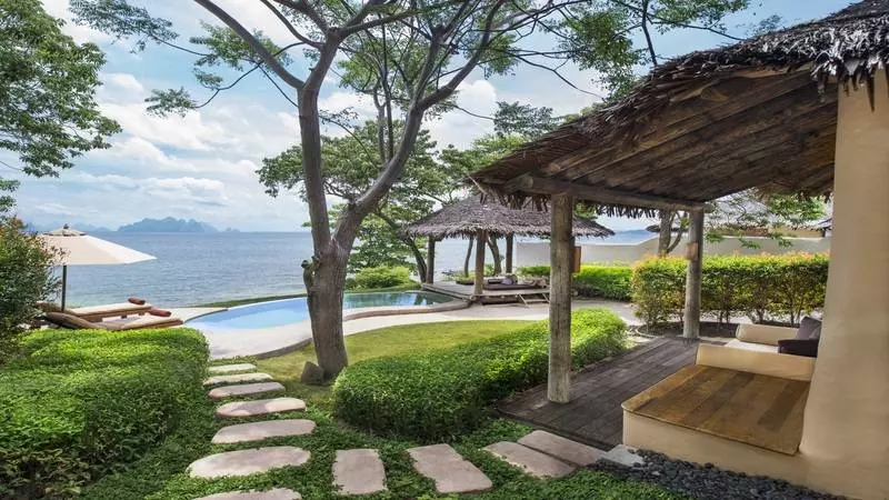 オーシャンビューの１ベッドルームビラ, The Naka Island, A Luxury Collection Resort & Spa, Phuket