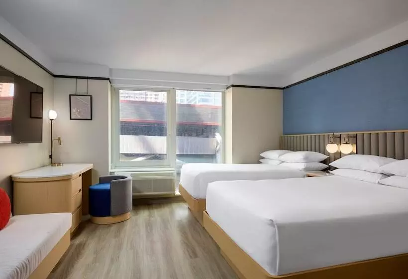 اتاق استاندارد با 2 تخت دوبل, Delta Hotels By Marriott New York Times Square