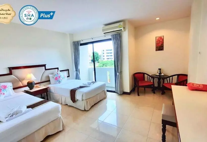 Deluxe-huone, Mei Zhou Phuket Hotel   Sha Plus