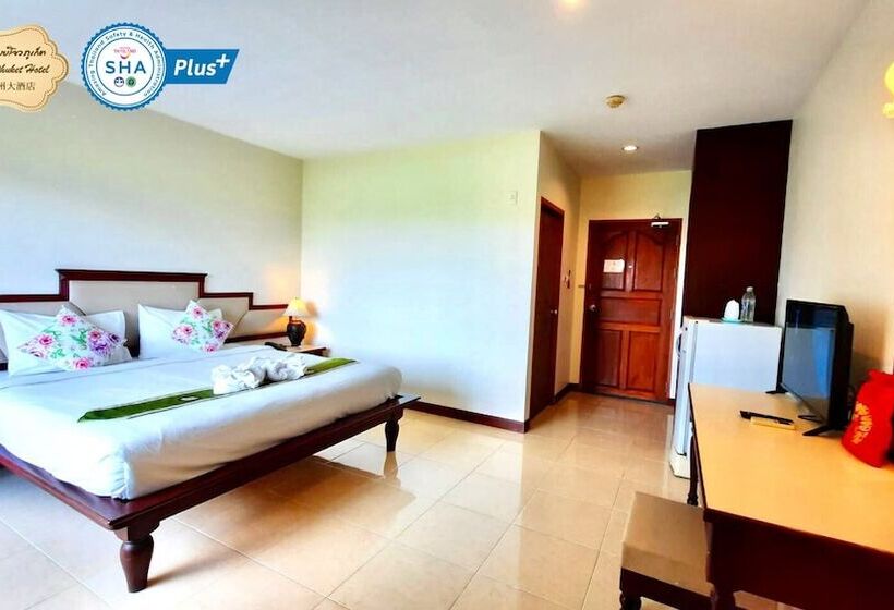 디럭스 룸, Mei Zhou Phuket Hotel   Sha Plus