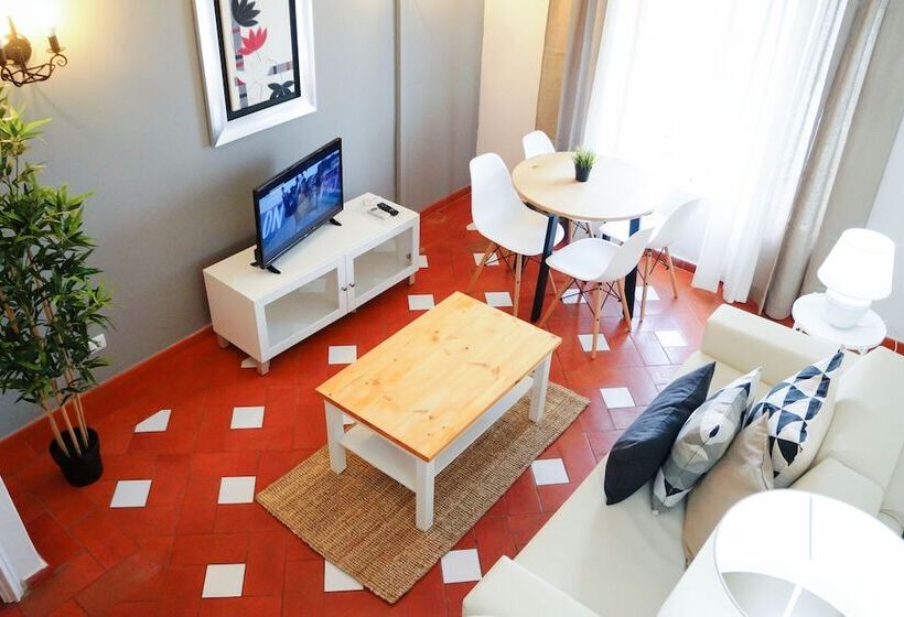 침실 1개 복층 룸, Baluarte Da Vila Apartments