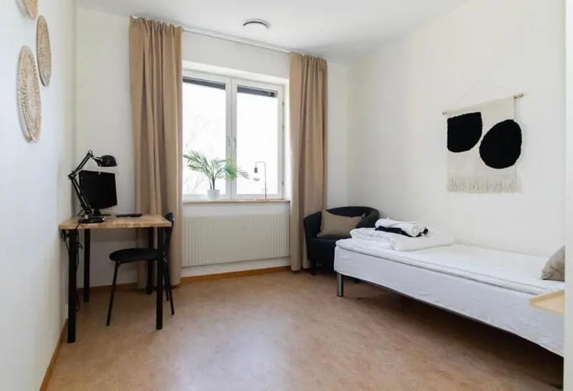 スタンダードシングルルーム, Härnösands Folkhögskolas Bed & Breakfast