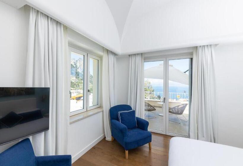 オーシャンビューデラックスルームバルコニー付き, Casa Dani Capri