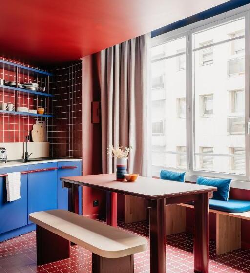 １ベッドルームのスーペリアアパートメント, Edgar Suites Auteuil   Le Marois