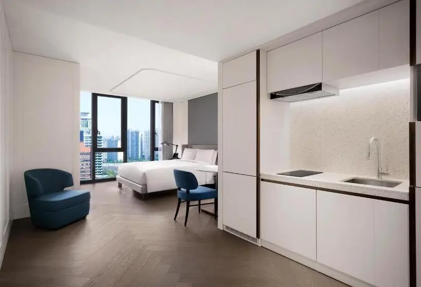 キングサイドベッドのスタンダードワンルーム, Sofitel Ambassador Seoul Hotel & Serviced Residences