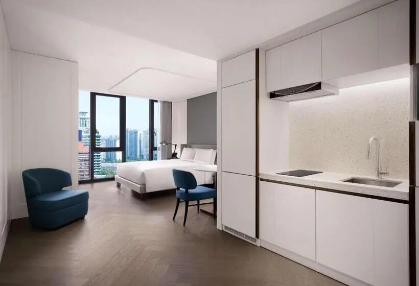 キングサイドベッドのスタンダードワンルーム, Sofitel Ambassador Seoul Hotel & Serviced Residences