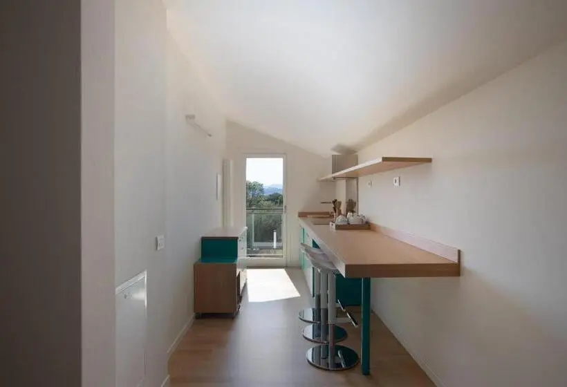 テラス付き1ベッドルームアパートメント, La Colombiera Relais