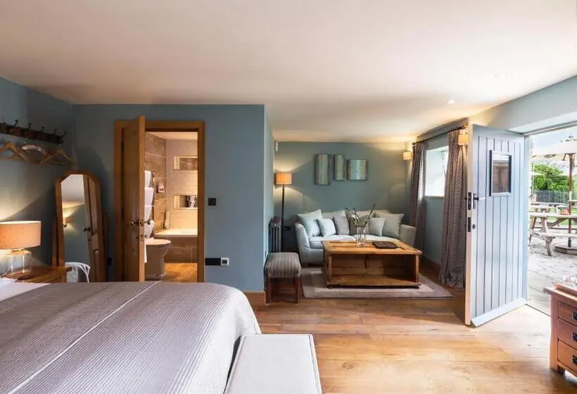Deluxe-huone Puutarhanäkymä, The Royal Oak Tetbury