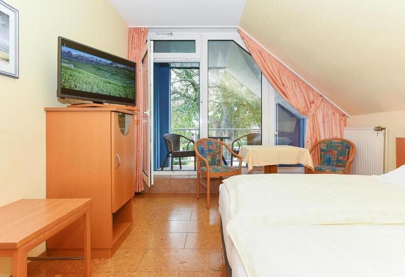 غرفة قياسية مزوَّدة بشُرفة, Pension Altes Siel