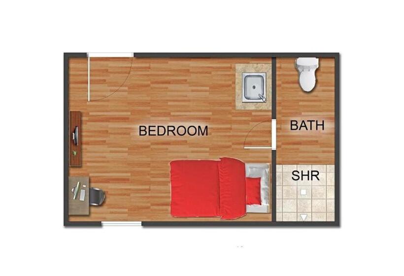 غرفة قياسية فردية, The Dorm