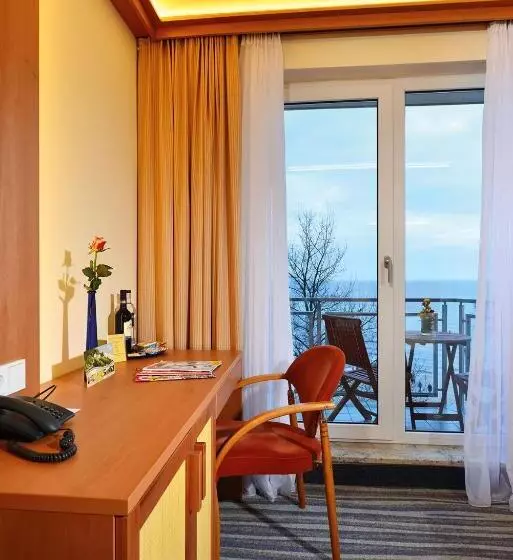 Standardeinzelzimmer, Strandhotel Seerose